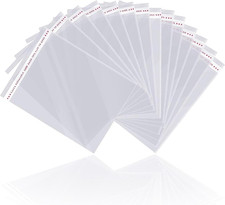 200 Pcs 5-1/2'' X 7-1/2'' Self Sealing Cellophane Bags  Clear