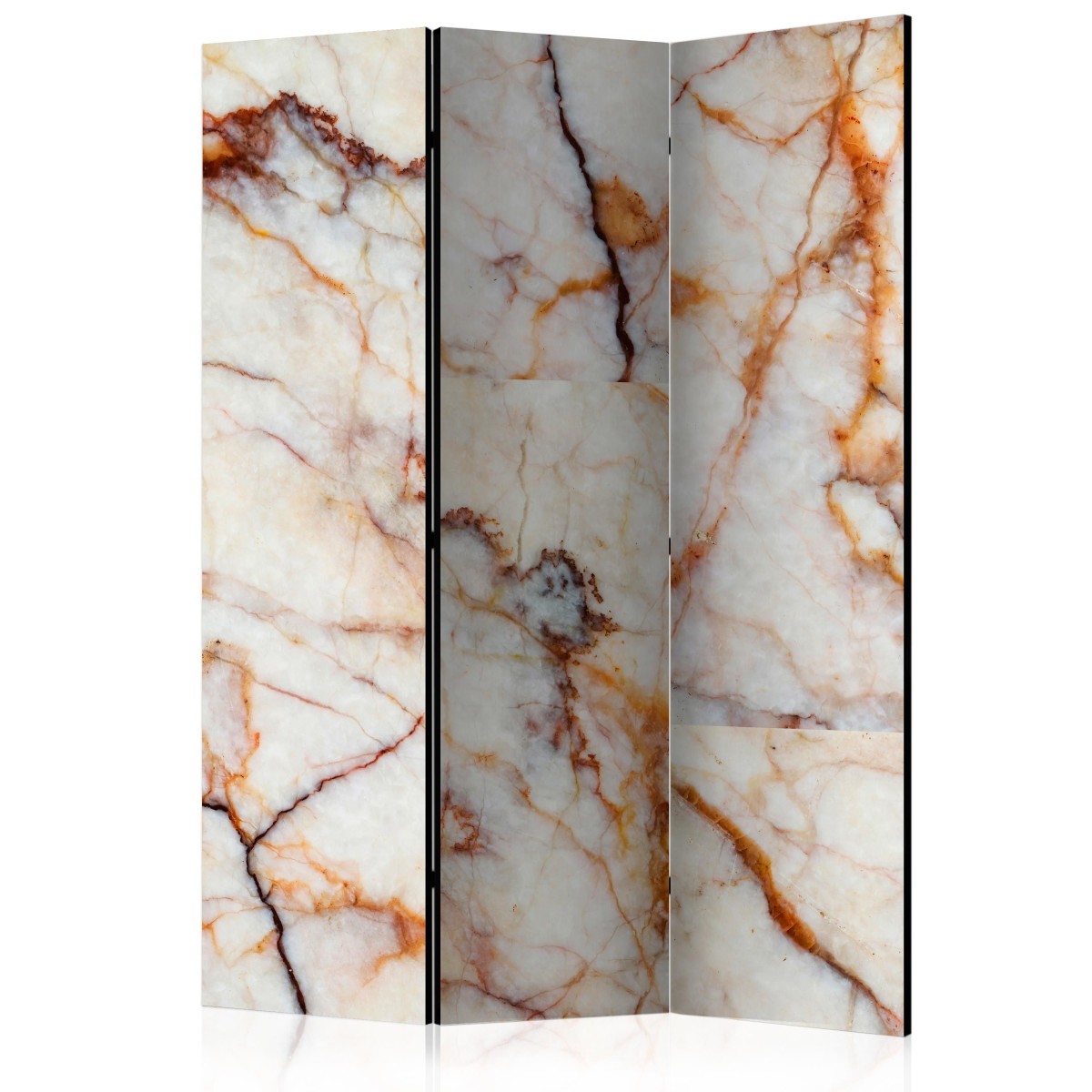 Paravent 3 volets Marble Plate pour créer un coin bureau dans le salon