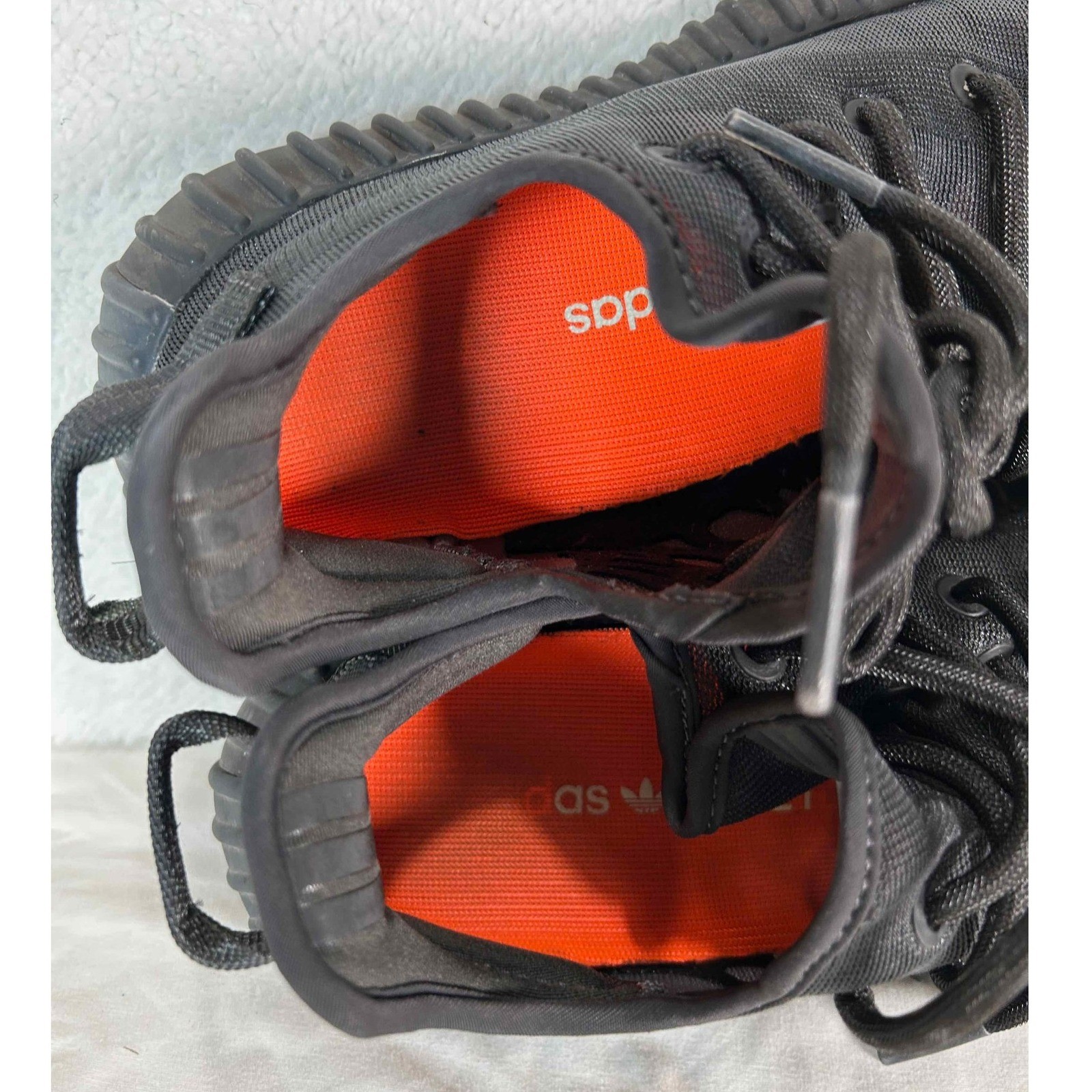 Adidas Yeezy Boost 350 V2 Originals Black Sneakers GX3791 Unisex Size 4.5 in Box thumbnail 12