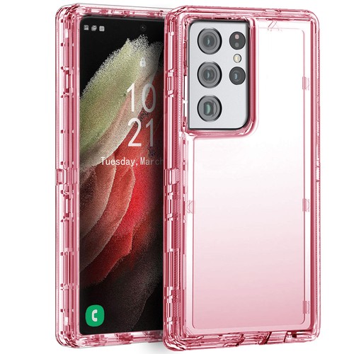 For Samsung Galaxy S21/S21+/S21 Ultra Case Clear Phone Cover / Screen Protector - Picture 15 of 36