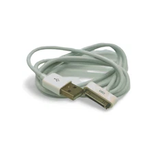 3ft 30 Pin Apple iPhone iPad USB Data Charging Cable - White