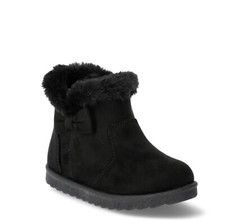 Infant Girls CUTE Lined Faux Suede Boots w/ Bow Size 3 BRAND NEW W TAGS