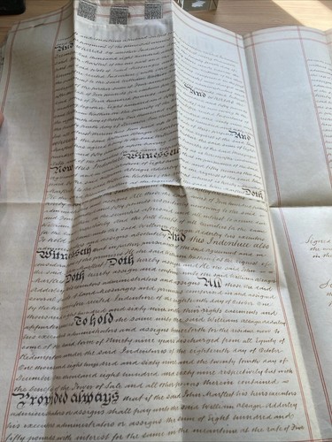 Victorian Vellum Indenture: 1881 Watkin & Adderley Florence Trentham Stafford - Bild 7 von 10