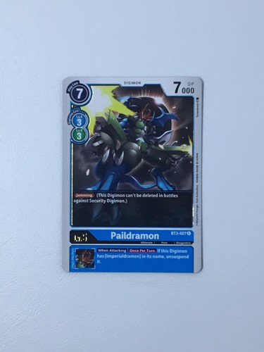 Digimon BT01-BT03 Version 1.5- Paildramon BT3-027