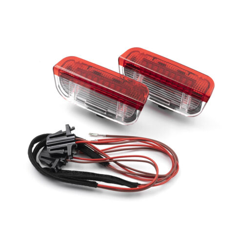 2xLED Door Courtesy Light Puddle Lamp For VW Passat B6 B7 Golf GTi Jetta MK5 MK6 - Picture 3 of 7