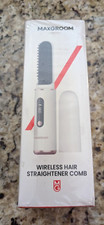 Maxgroom Wireless Hair Straightener Comb Brush Cordless Rechargeable Travel NWOB