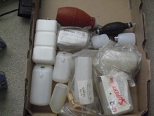 Assorted Lot of 12 RC Airplane Car Parts Fuel Tanks and Pumps NOS