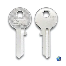 EMK1 Key Blanks for Various Cylinder Locks by EMKA (2 Keys)