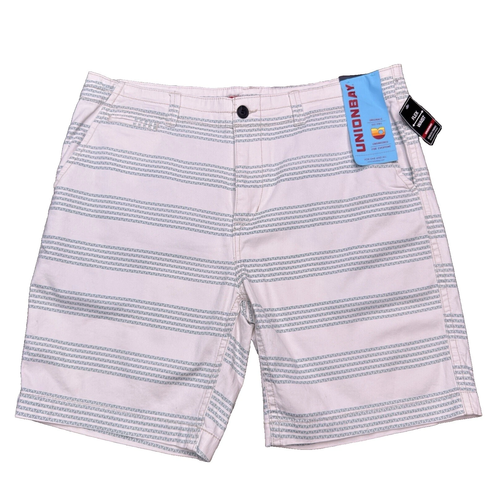 Pantalones cortos a rayas para hombre Unionbay