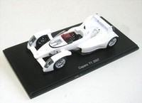 Caparao T1 (2007) Weiss In Ovp Mit Acrylhaube 1:43 Spark