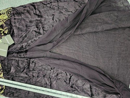 Antik Batik Maxi Skirt Womens Size Medium Purple Irma Velour Sequin Boho Vintage - Picture 8 of 8
