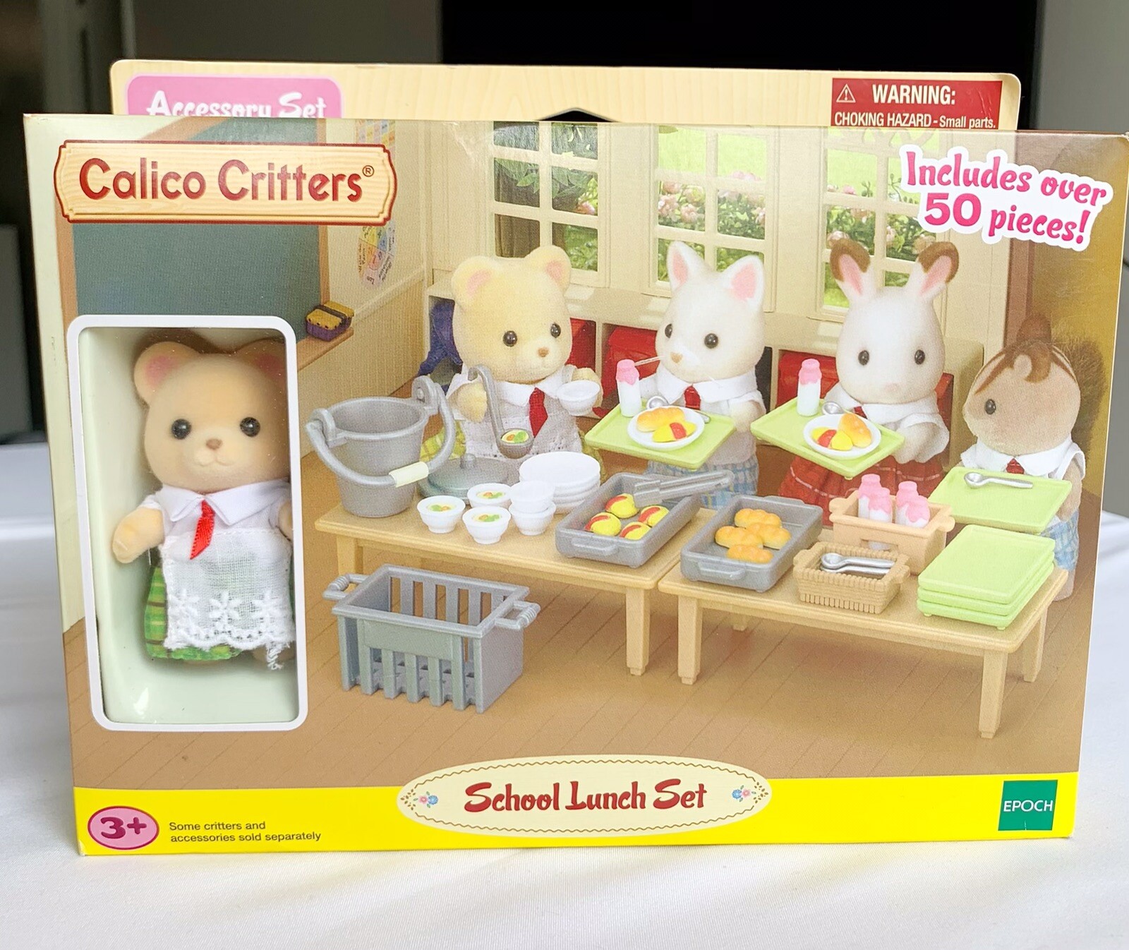 school lunch set sylvanian