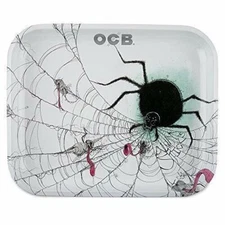 OCB Metal Rolling Tray - Spider - Limited Series - (Large)