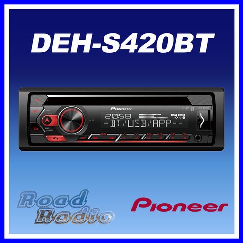 Radio de coche estéreo USB CD AUXILIAR Pioneer DEH-S420BT DIN para iPhone Android | eBay