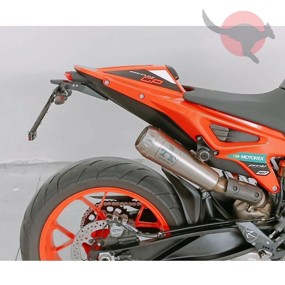 PORTATARGA REGOLABILE [LIGHTECH] - KTM DUKE 790 (2018-2024) - COD.KTARKT110 - Immagine 2 di 4