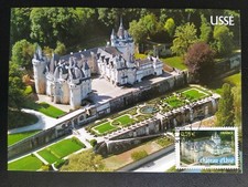 Carte Maximun Timbre Château D'ussé N° 4161 Oblitéré Rigny-Ussé 2008