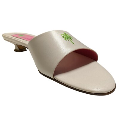 LILLY PULITZER  ARYA  SANDALS WOMEN SZ8.5 NATURAL NEW WITH BOX.CJA