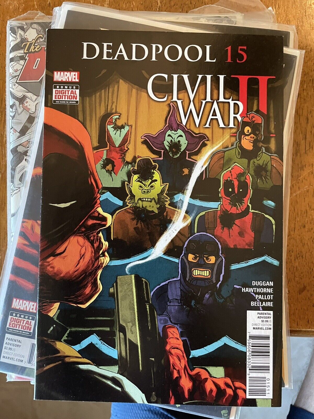 Deadpool #15 (09/2016) Marvel Comics Rafael Albuquerque Regular Cover