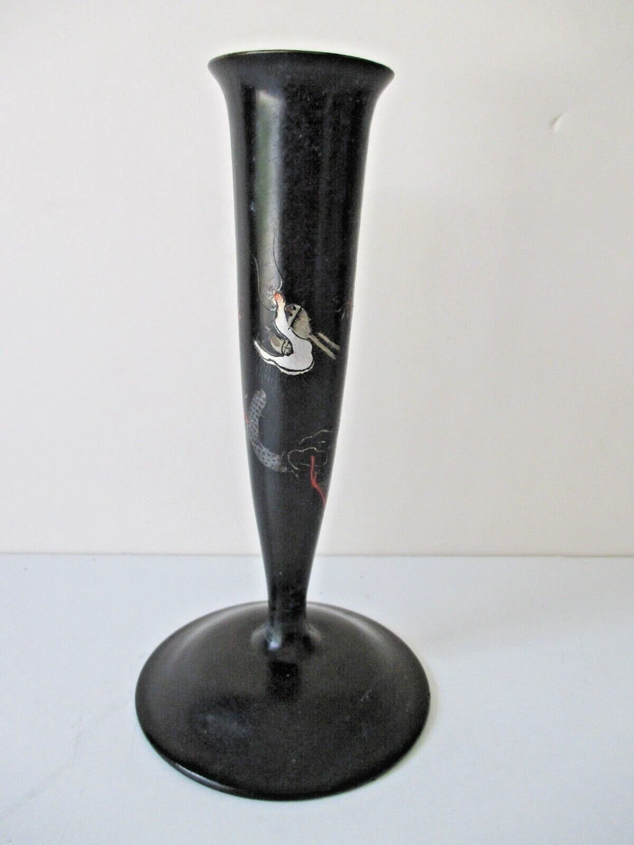 木制老式原创中国风花瓶| eBay