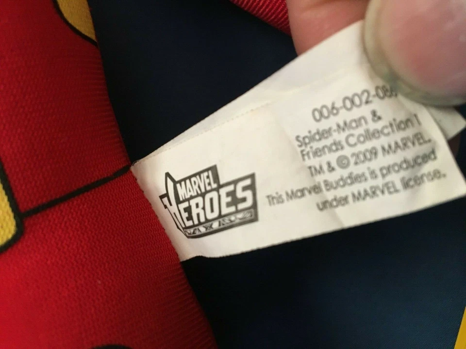 2009 Spider-Man & Friends Collection 13" Iron Man Plush *Pre Owned* pp1 - Image 4 of 4