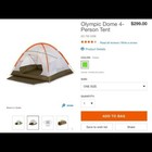 EXCELLENT COND 3/4 Season Eddie Bauer Olympic Dome 4P Tent Used Once STRONG $299