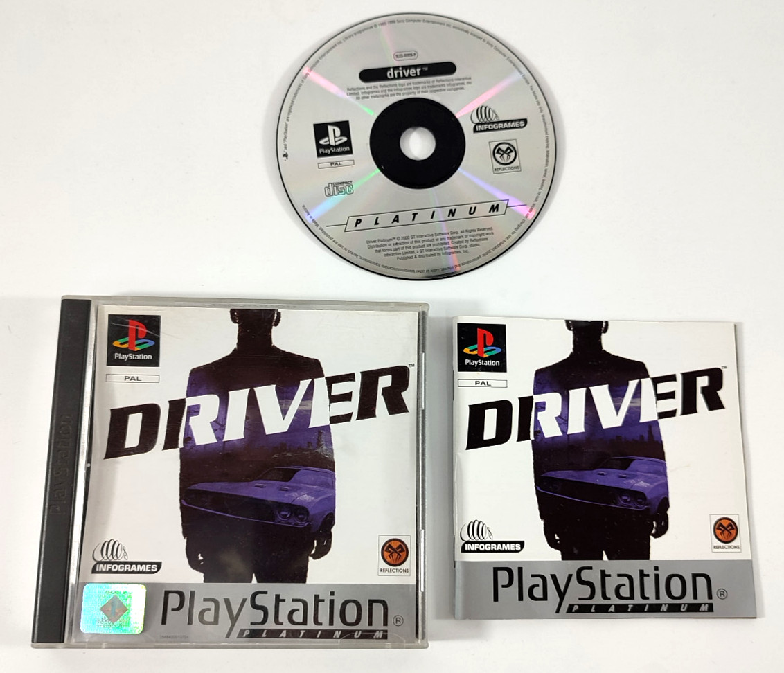 Jeu Driver Sur PlayStation 1 – Complet CIB, PAL, Très Bon état