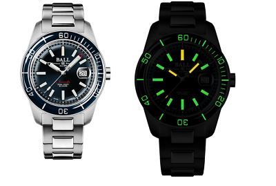 #ad Ball Engineer M Skindiver III Beyond COSC blue DD3100A S2C BE Ø41.5mm limited ed $3460.00