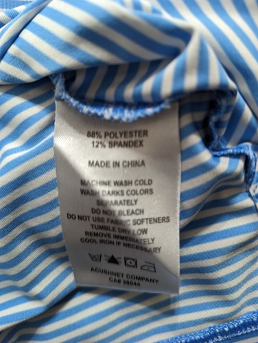 Footjoy FJ Short Sleeve Polo Shirt Men's Size Large Striped - Picture 5 of 11
