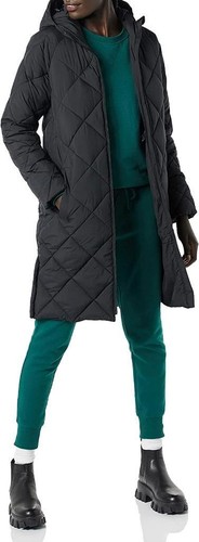 Amazon Essentials Heavyweight Diamond Quilted Knee Length Puffer Coat XL NWT - 第 3/4 張圖片