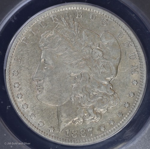 1887-O $1 Morgan Silver Dollar ANACS EF 40 Details | XF - Picture 3 of 4