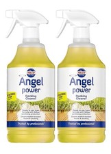 Nilco Angel Power 2L Garden Decking Wooden Floor Cleaner & Trigger Foam 2 x 1L