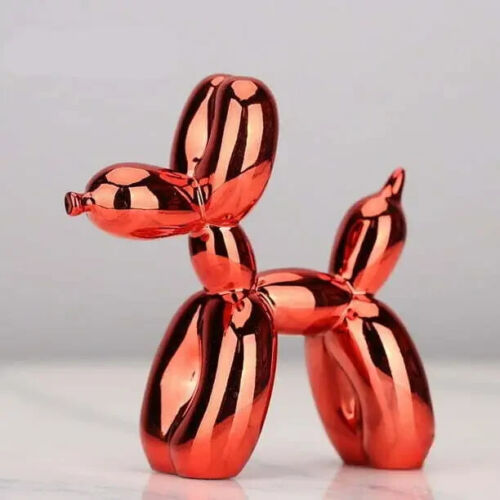 Electroplated Resin Dog Crafts Nordic Balloon Dog Ornament Puppy Sculpture Home - Picture 8 of 18