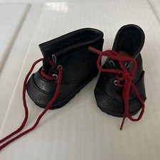 Leather Doll Boots Vintage Read Description