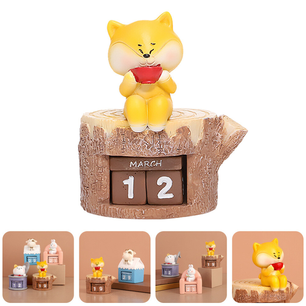 Calendar Trinkets Decoration Desktop Advent for Children Ornament