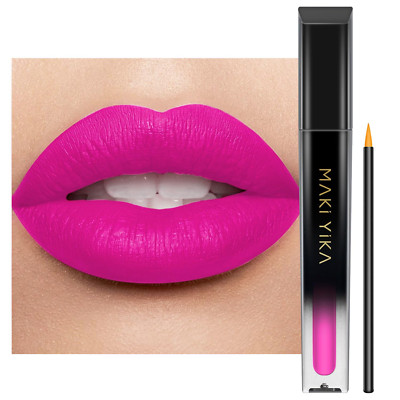 Hot Pink Lipstick for Women Color Stay Long Lasting Lipsticks, No Smudge Matte L