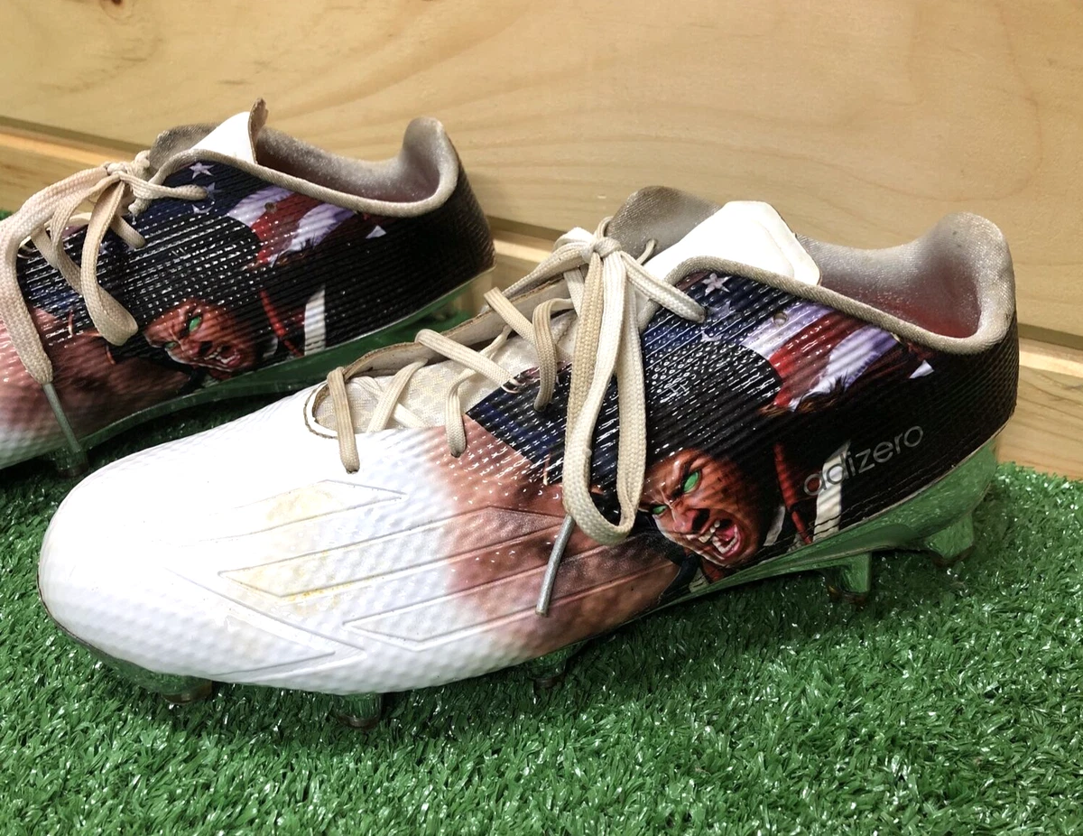 Adidas Adizero 5.0 Uncaged Patriot Football Cleats Men's Size 8.5 AQ7717 Adidas Adizero 5.0 Uncaged Patriot Football Cleats Men's Size 8.5 AQ7717