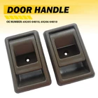 Door Handle Inner Indoor Left Right for 1995-2000 Toyota Tacoma Brown