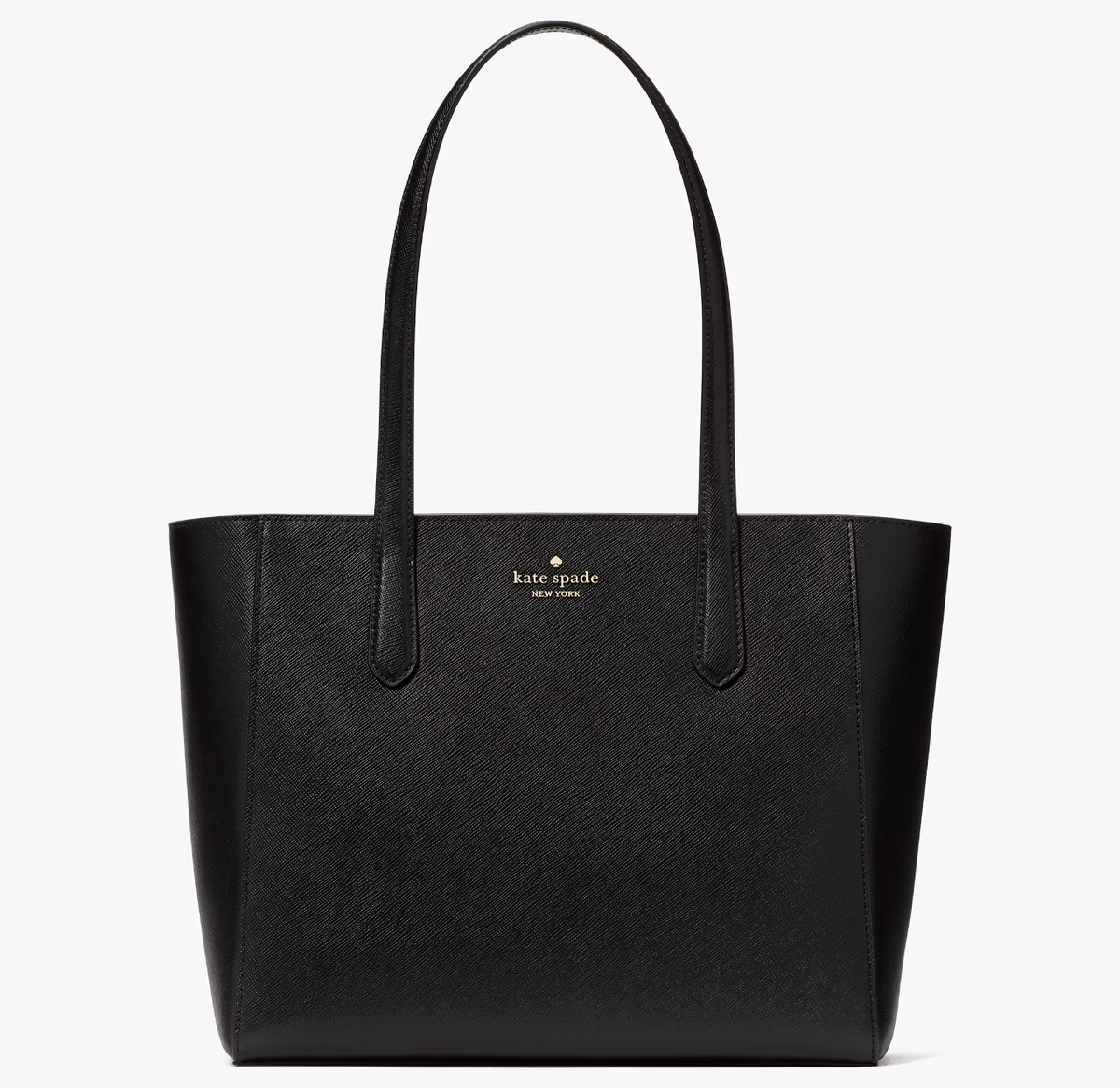 ★送料・関税込★NOIRER★LEATHER WALLET TOTE BAG★バッグ★ Kate Spade Staci Black Saffiano Leather Tote Bag KG473 Purse