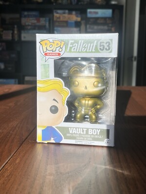 Funko Pop! Games Fallout Gold Vault Boy #53 - Unopened