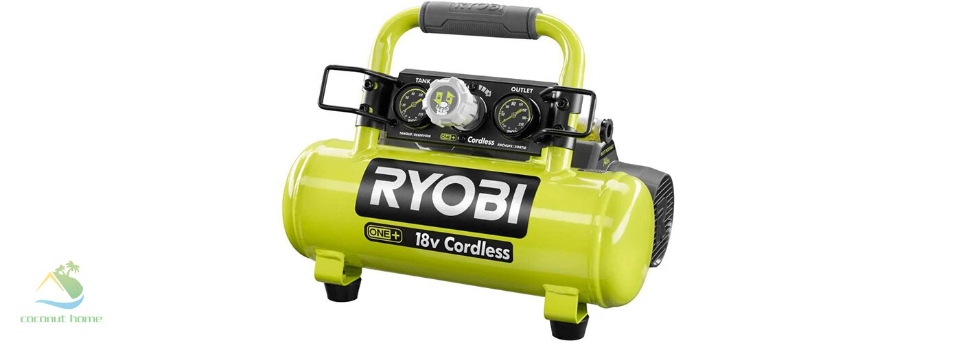 Battery powered air compressor ryobi deals