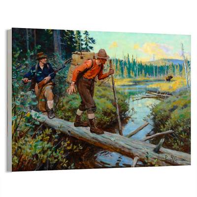 An Unexpected Game by Phillip Goodwin Movie Poster or Canvas Home Decor Art