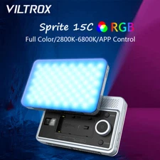 Viltrox Sprite 15C 15W RGB LED Panel Light 2800K-6800K Camera Video Fill Lights