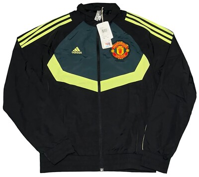 ウェア Manchester united tracktop jackets Manchester United Track Top OG - Czarny/Czerwony
