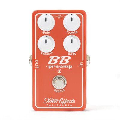 Mint Xotic Effects BB Preamp V1.5 Guitar Effects Pedal