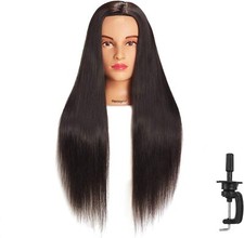 26"-28" Mannequin Head Hair Styling Training Manikin Cosmetology Doll