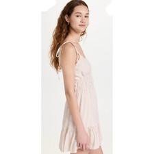 MINKPINK Koa Strappy Stripe Mini Dress Sz US M