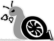 Turbo Boost Snail 4 Vinyl Decal Window Car Vehicle Sticker Emblem Jdm Euro