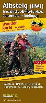Wanderkarte Albsteig (HW1), Schwbische Alb-Nordra