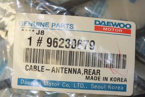 OEM NEW 99-02 1999 2000 2001 2002 DAEWOO LANOS REAR ANTENNA CABLE 96230679 #169 - Picture 2 of 5
