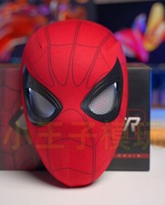 Spider-Man Mask Cosplay Prop Moving Eyes Remote Control Ring Eyes Light Version